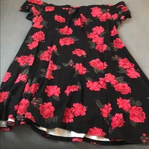 Torrid, off the shoulder. Floral dress